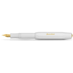 Caneta Tinteiro Kaweco Sport Classic - White - F