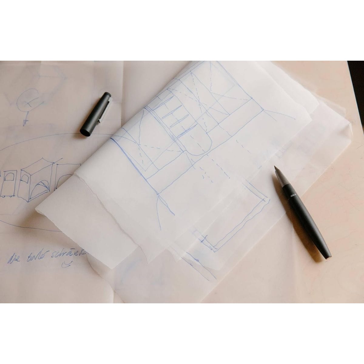 Caneta Tinteiro Lamy 2000 - Matte Black - Ponta M - 14K Lamy