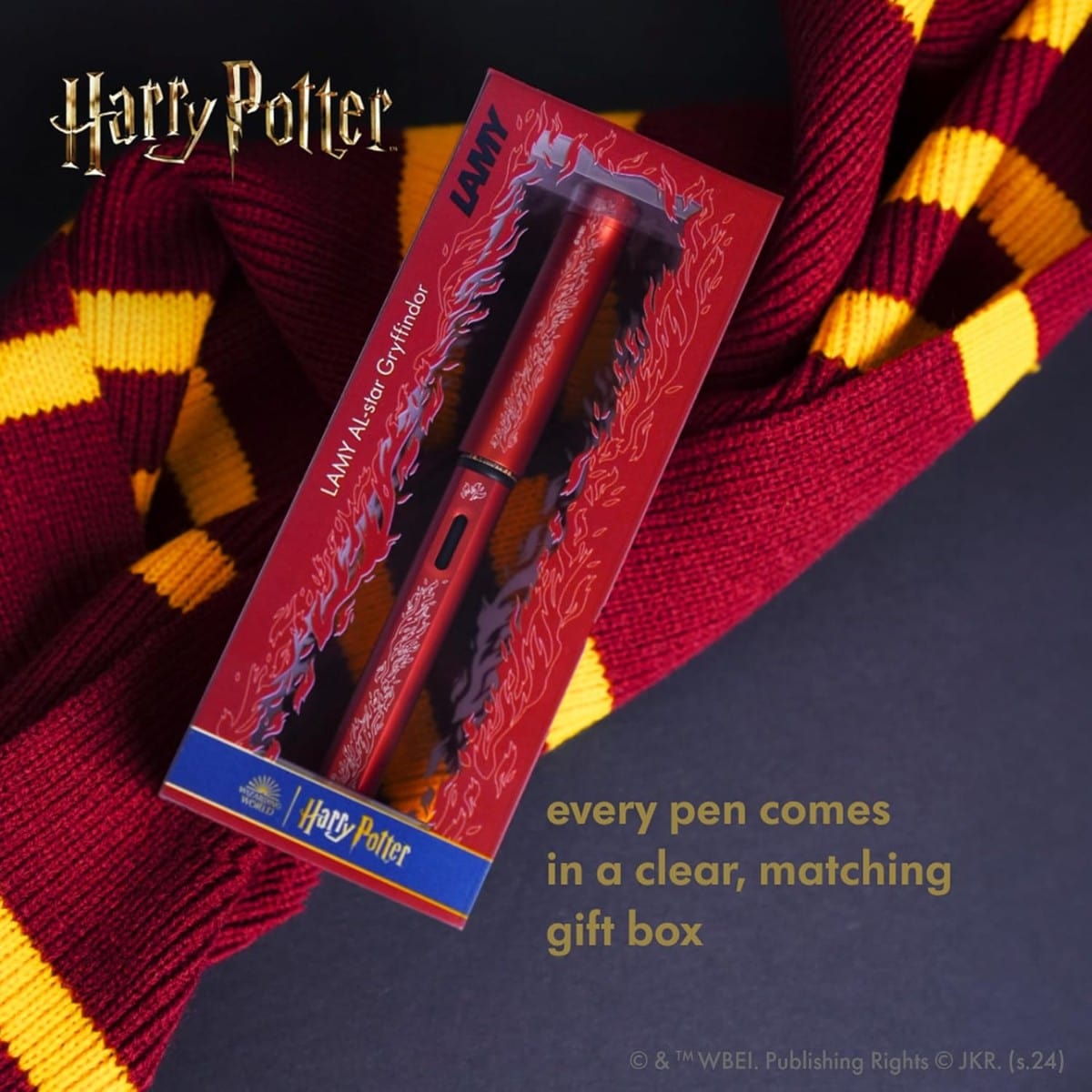 Caneta Tinteiro Lamy Al-Star Edição Harry Potter - Grifinória Lamy