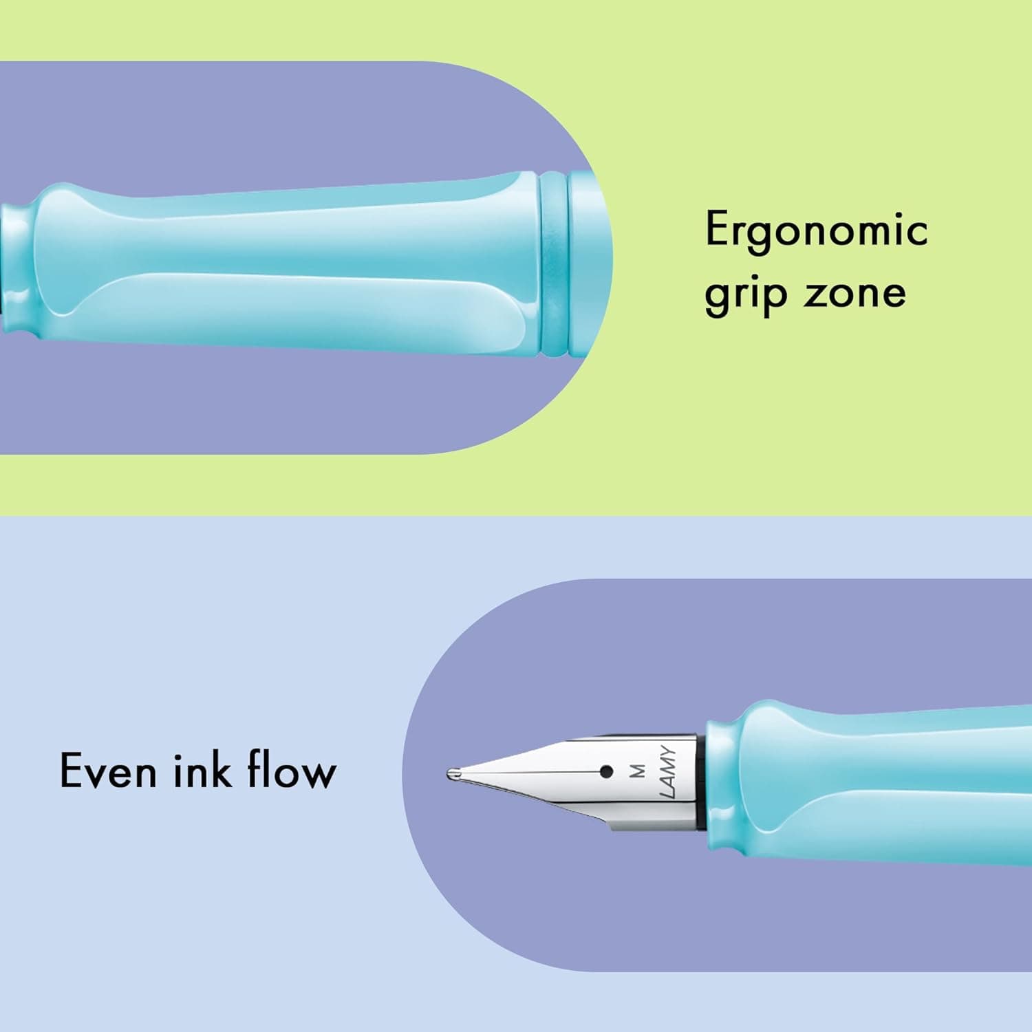 Caneta Tinteiro Lamy Safari Aquasky - Ponta Média Lamy