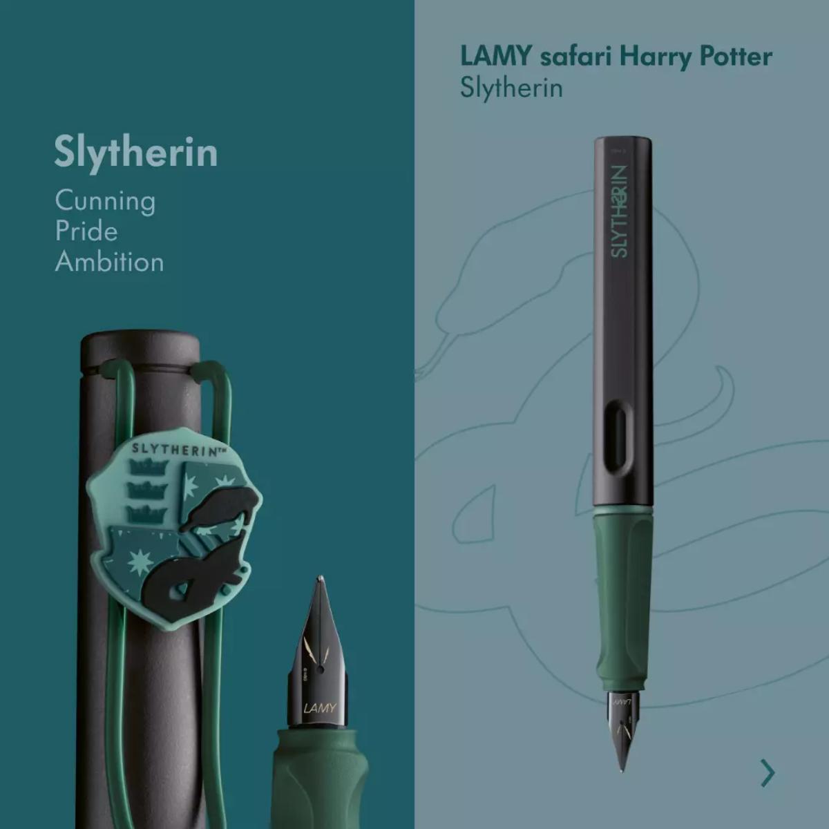 Caneta Tinteiro Lamy Safari - Edição Harry Potter - Slytherin Lamy