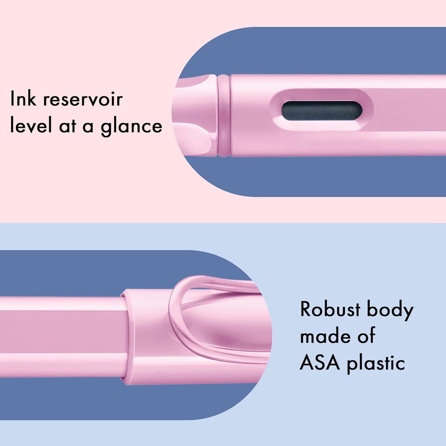 Caneta Tinteiro Lamy Safari Lightrose - Ponta Média Lamy