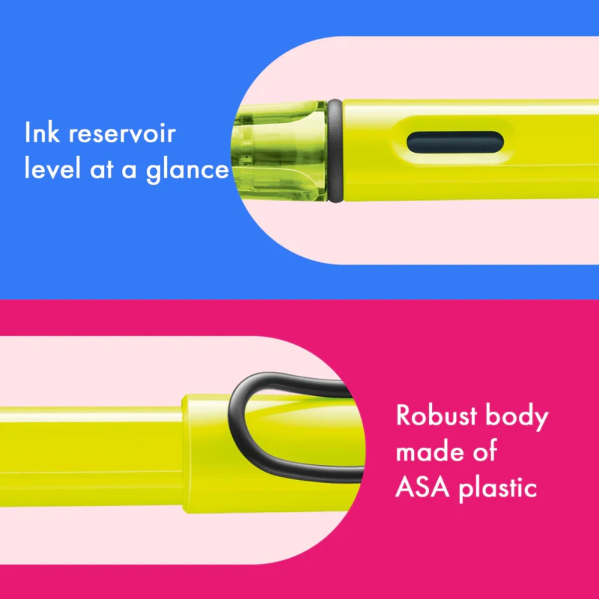 Caneta Tinteiro Lamy Safari Neon Yellow - M Lamy