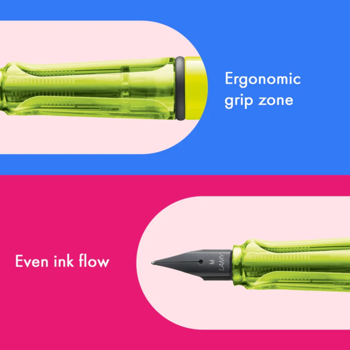 Caneta Tinteiro Lamy Safari Neon Yellow - M Lamy
