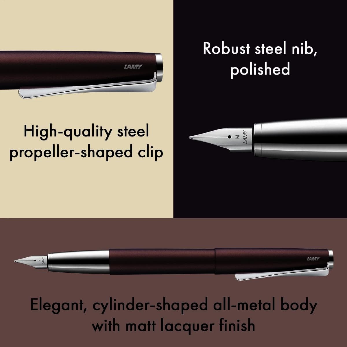 Caneta Tinteiro Lamy Studio - Edição Especial Orion Matte Lamy