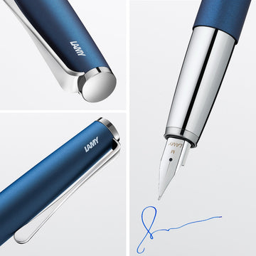 Caneta Tinteiro Lamy Studio - Imperial Blue - Pena M Lamy