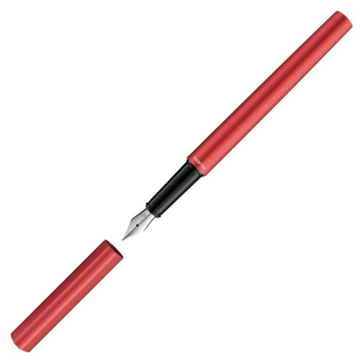 Caneta Tinteiro Pelikan Ineo - Fiery Red - Ponta M Pelikan