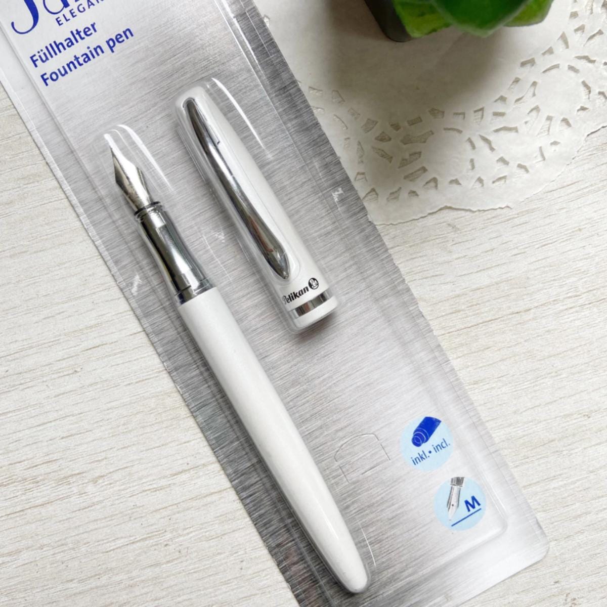 Caneta Tinteiro Pelikan Jazz - Branca - 807241 Pelikan