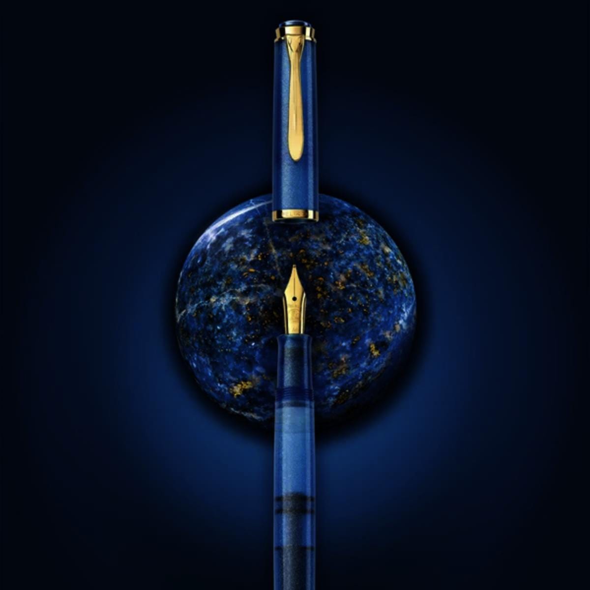 Caneta Tinteiro Pelikan M200 Golden Lapis - Com Tinta Edelstein - M Livraria Skilo