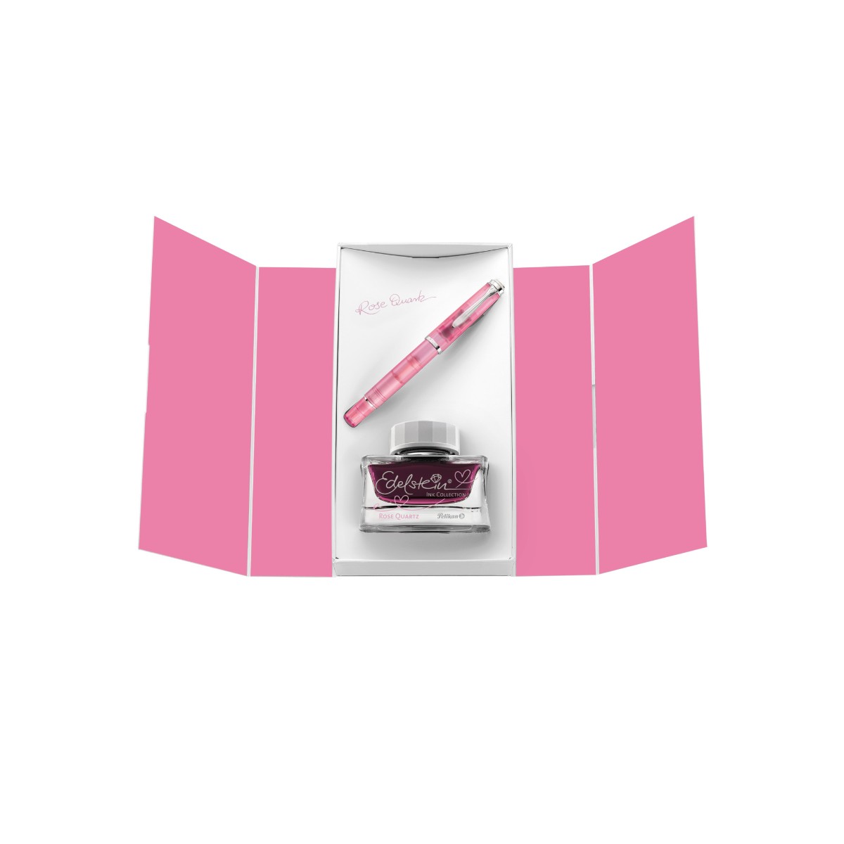 Caneta Tinteiro Pelikan M205 Rose Quartz - Com Tinta Edelstein Pelikan