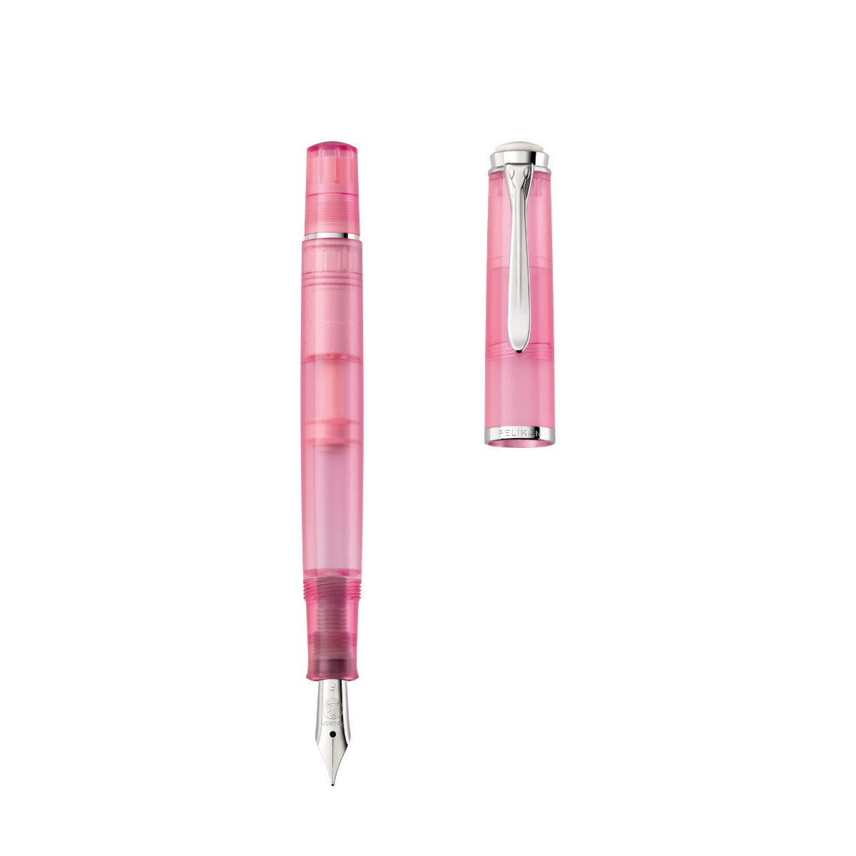 Caneta Tinteiro Pelikan M205 Rose Quartz - Com Tinta Edelstein Pelikan