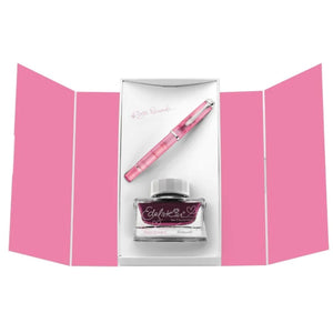 Caneta Tinteiro Pelikan M205 Rose Quartz - Com Tinta Edelstein