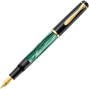 Caneta Tinteiro Pelikan Souverän M200 - Green Marbled - Pena F