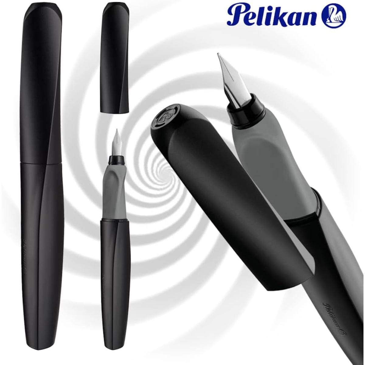Caneta Tinteiro Pelikan Twist - Black 946806 Pelikan