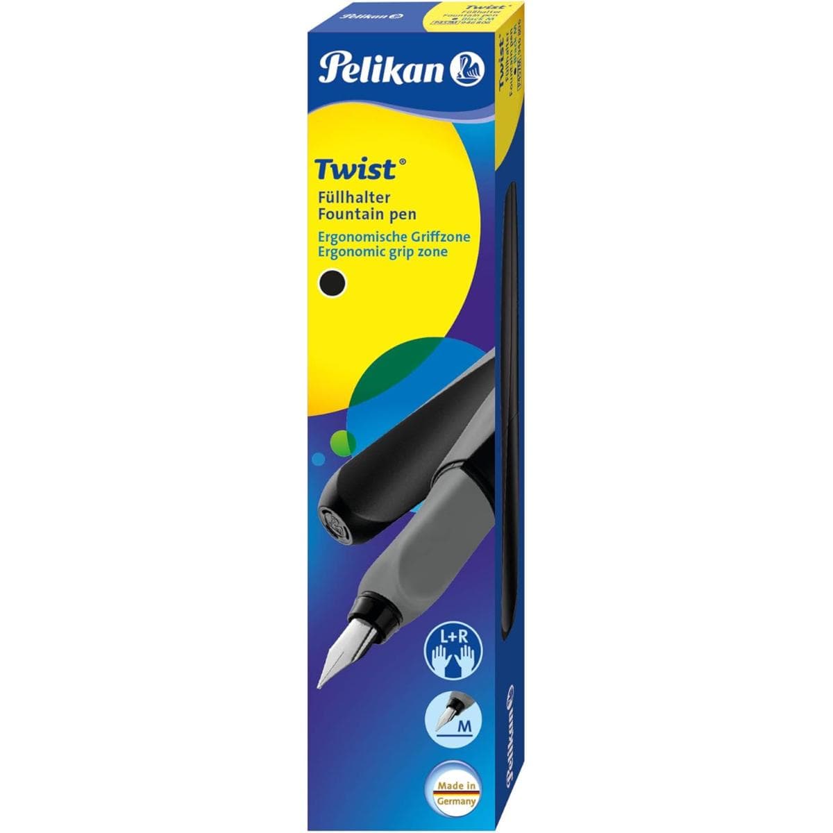 Caneta Tinteiro Pelikan Twist - Black 946806 Pelikan