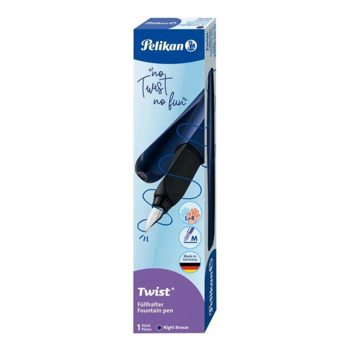 Caneta Tinteiro Pelikan Twist - Night Breeze Pelikan
