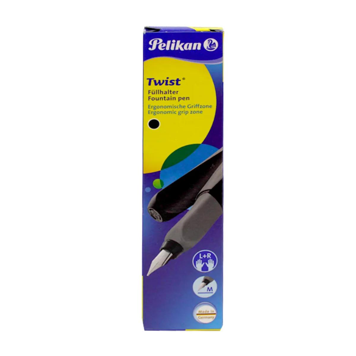 Caneta Tinteiro Pelikan Twist - Structure Black 824613 Pelikan