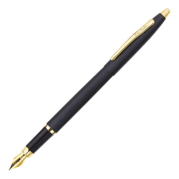 Caneta Tinteiro Pierre Cardin - Kriss Japan Matte Black & Gold - M Pierre Cardin