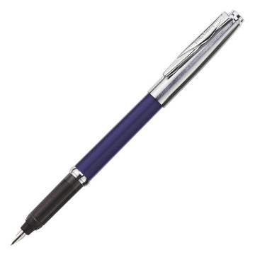 Caneta Tinteiro Pierre Cardin - Penomatic Blue & Chrome - F Pierre Cardin