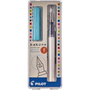 Caneta Tinteiro Pilot Kakuno - Azul - Ponta F