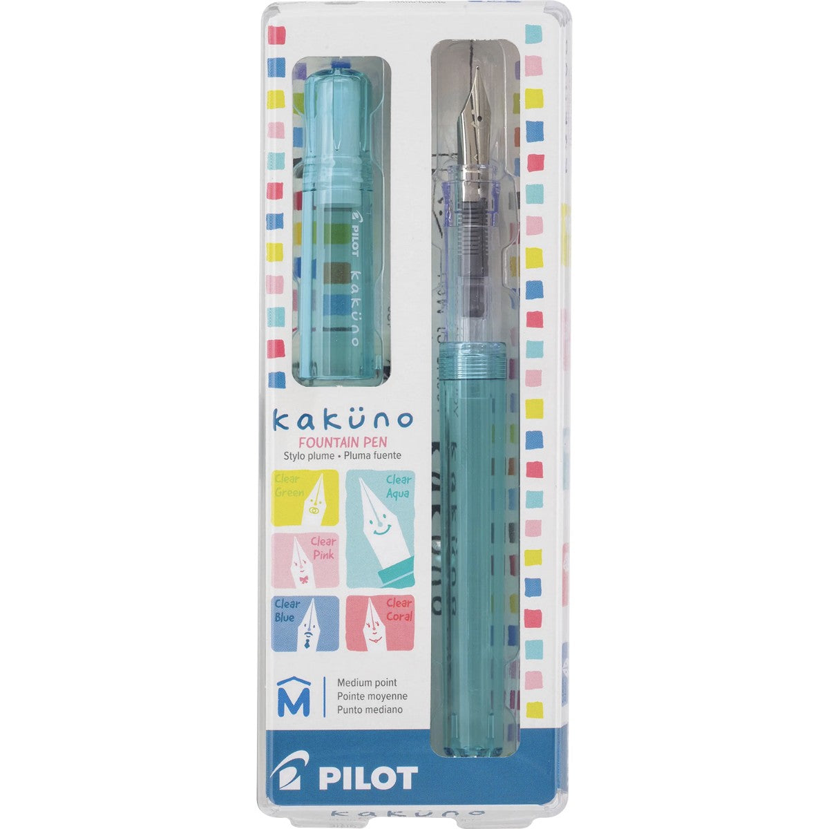 Caneta Tinteiro Pilot Kakuno Family Series - Boy Green - M Pilot