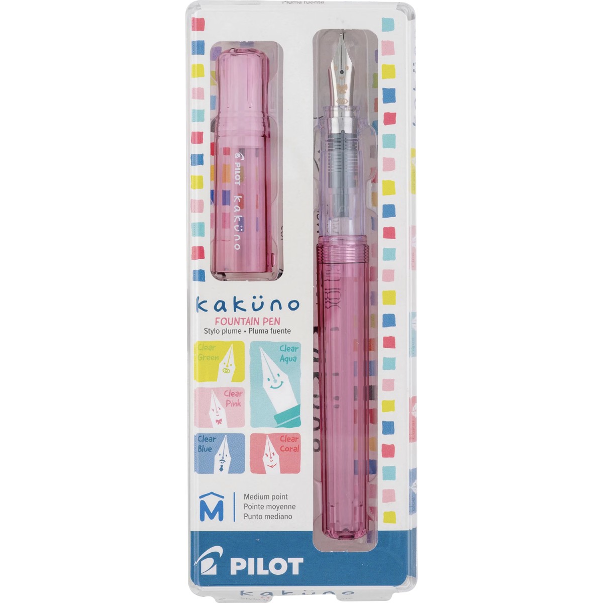 Caneta Tinteiro Pilot Kakuno Family Series - Girl Pink - M Pilot