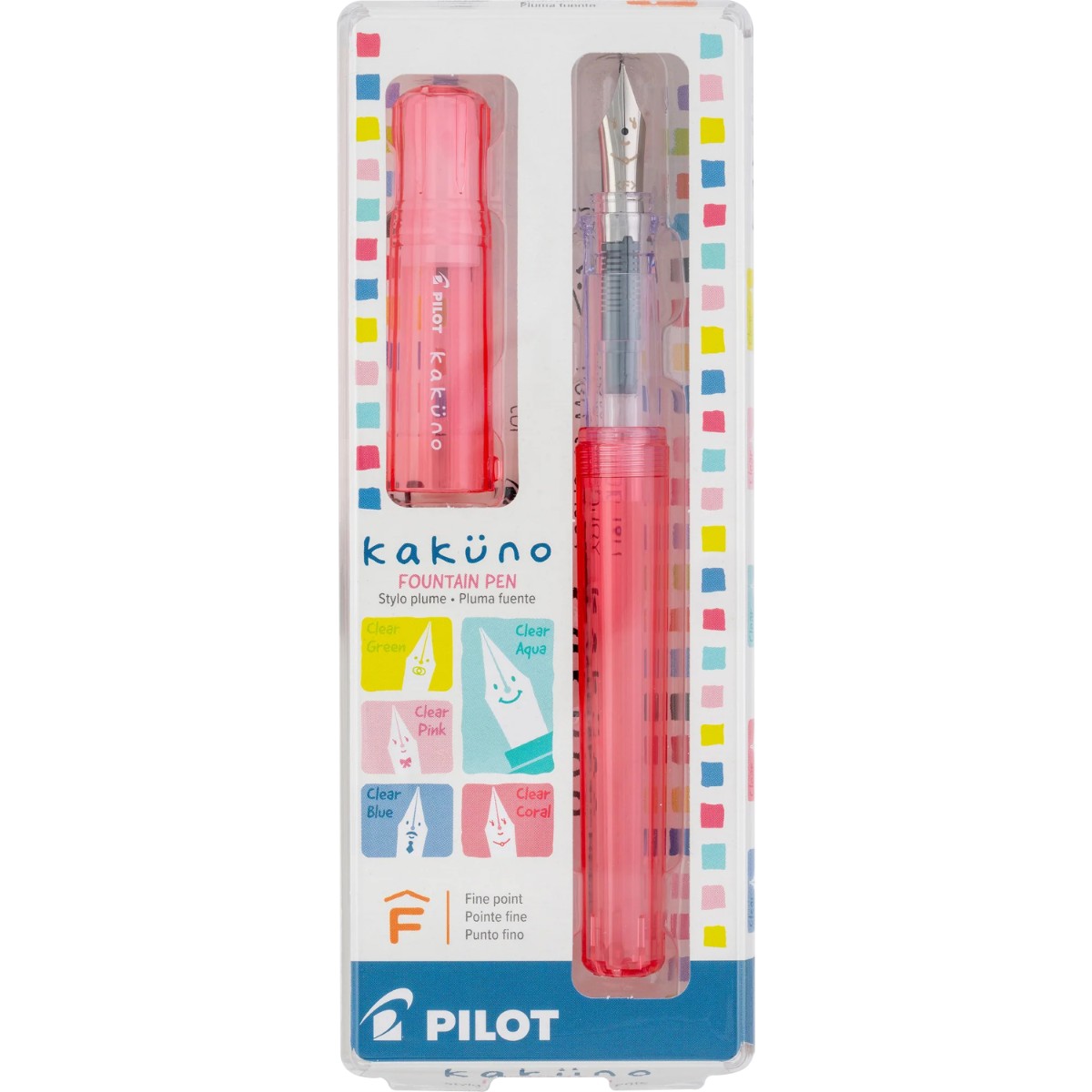 Caneta Tinteiro Pilot Kakuno Family Series - Mama Red - F Pilot