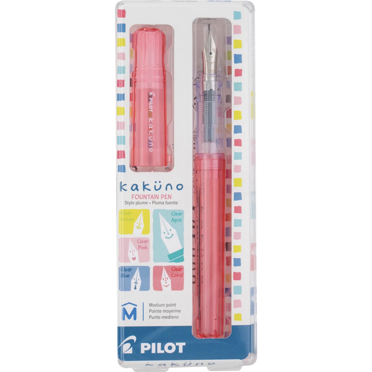 Caneta Tinteiro Pilot Kakuno Family Series - Mama Red - M Pilot