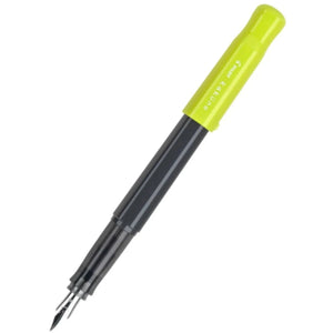 Caneta Tinteiro Pilot Kakuno - Ponta Média - Tampa Verde