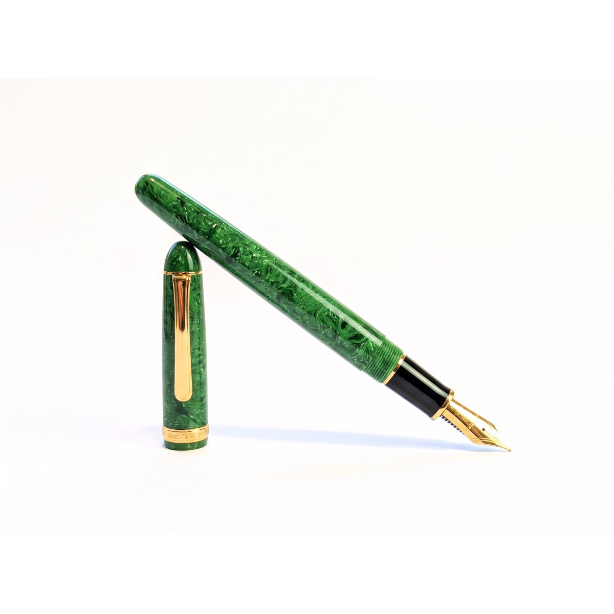 Caneta Tinteiro Platinum 3776 Century Celluloid - Jade - M Platinum