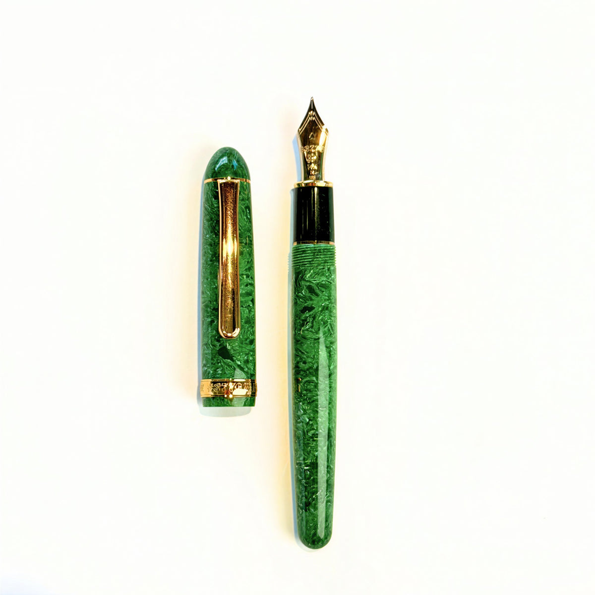 Caneta Tinteiro Platinum 3776 Century Celluloid - Jade - M Platinum