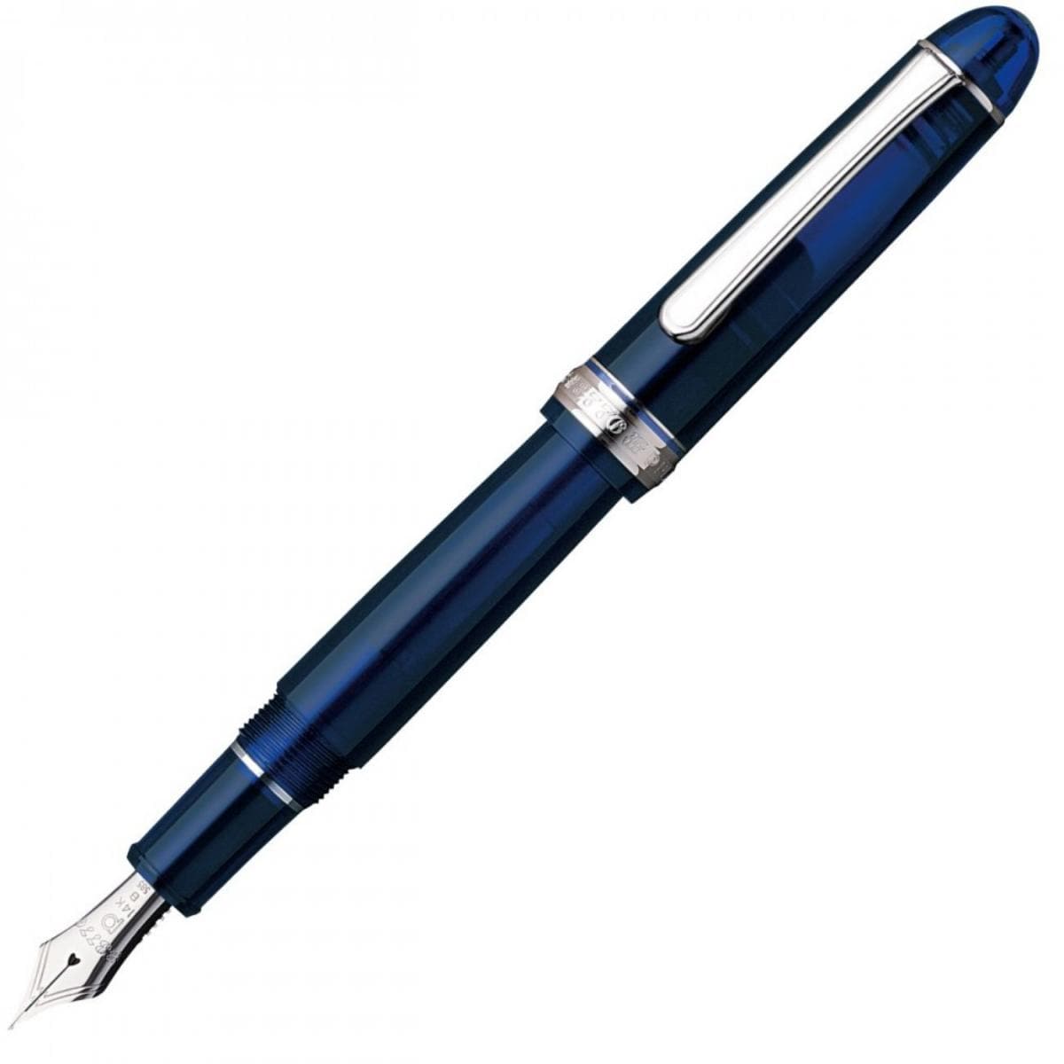 Caneta Tinteiro Platinum 3776 Century - Charles Blue - F Platinum