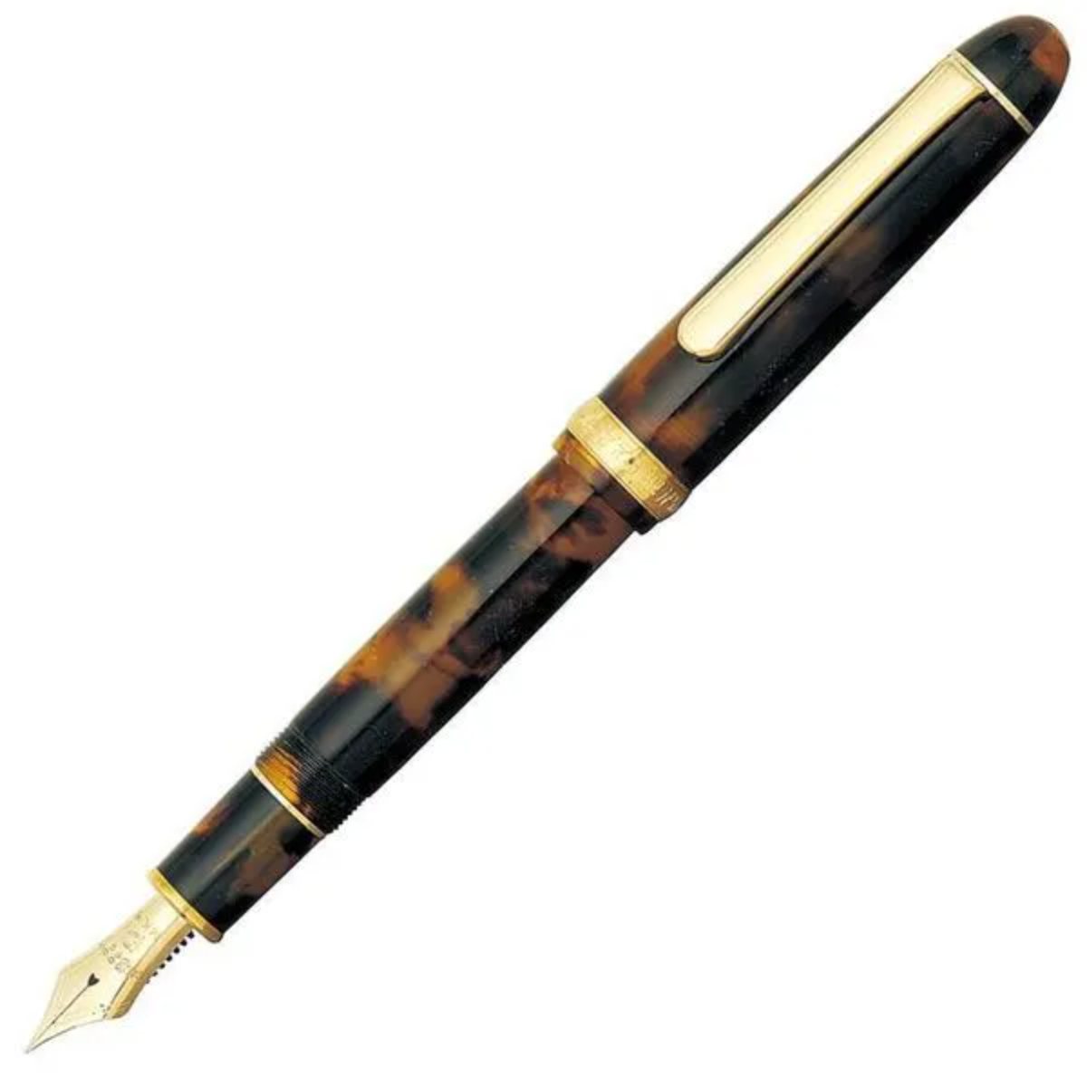 Caneta Tinteiro Platinum 3776 Century - Classic Tortoise -M Livraria Skilo
