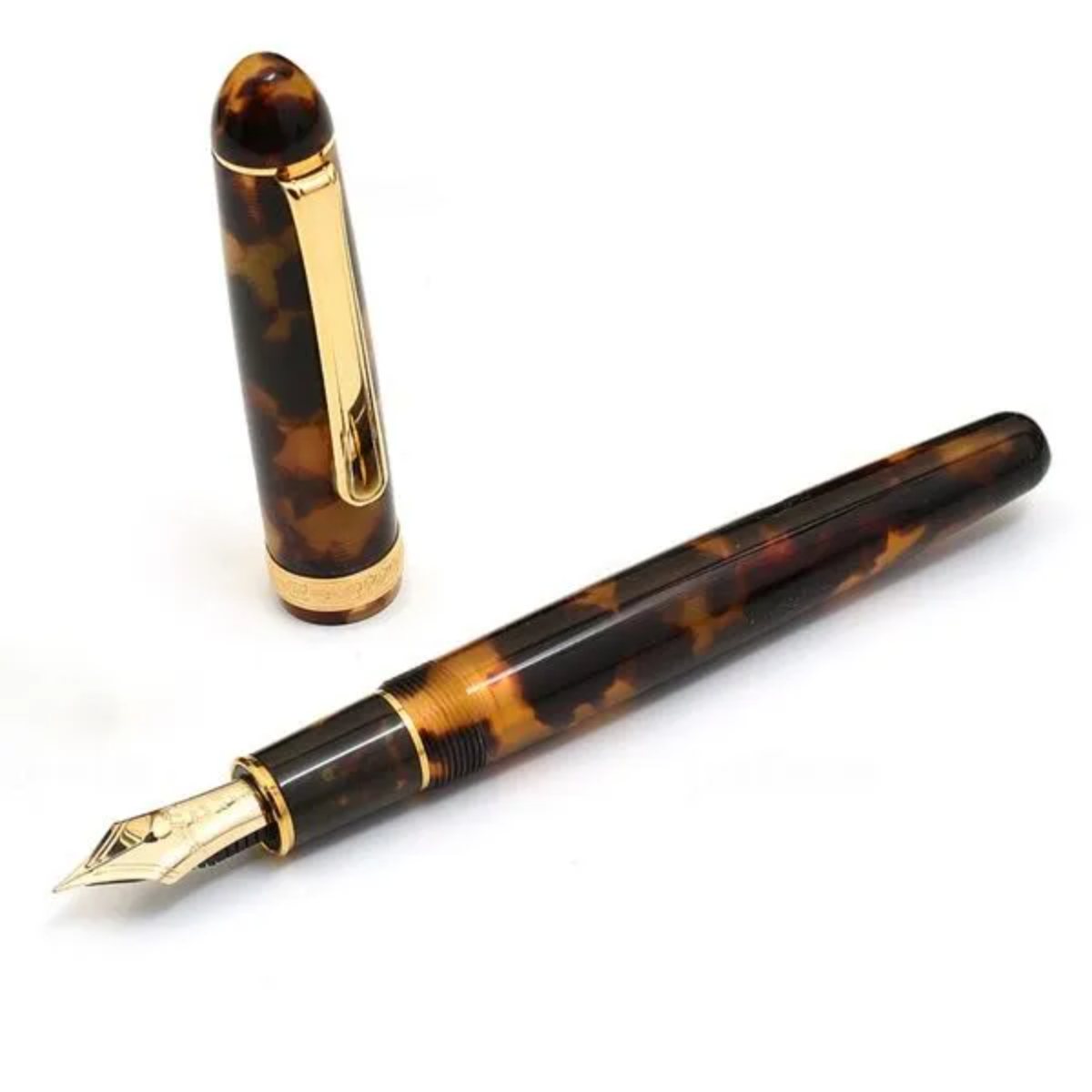 Caneta Tinteiro Platinum 3776 Century - Classic Tortoise -M Livraria Skilo