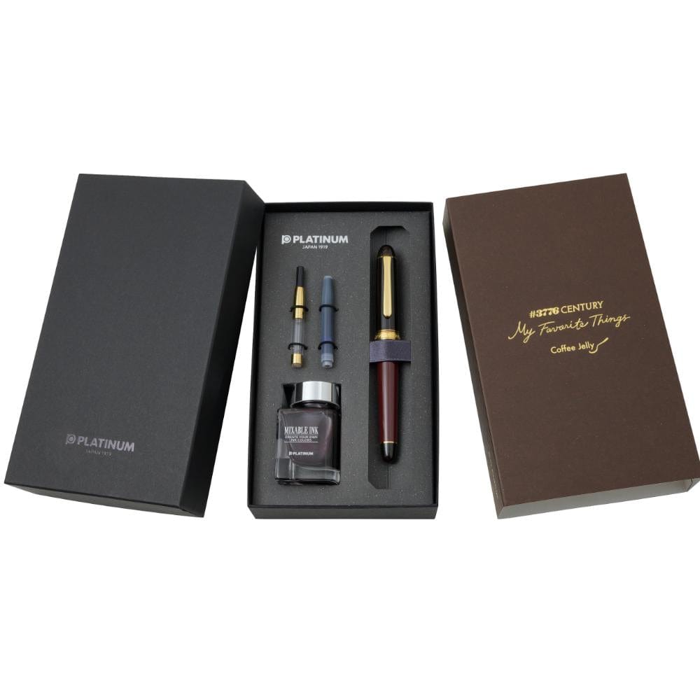 Caneta Tinteiro Platinum 3776 Century - Edição Limitada Coffee Jelly - F Platinum