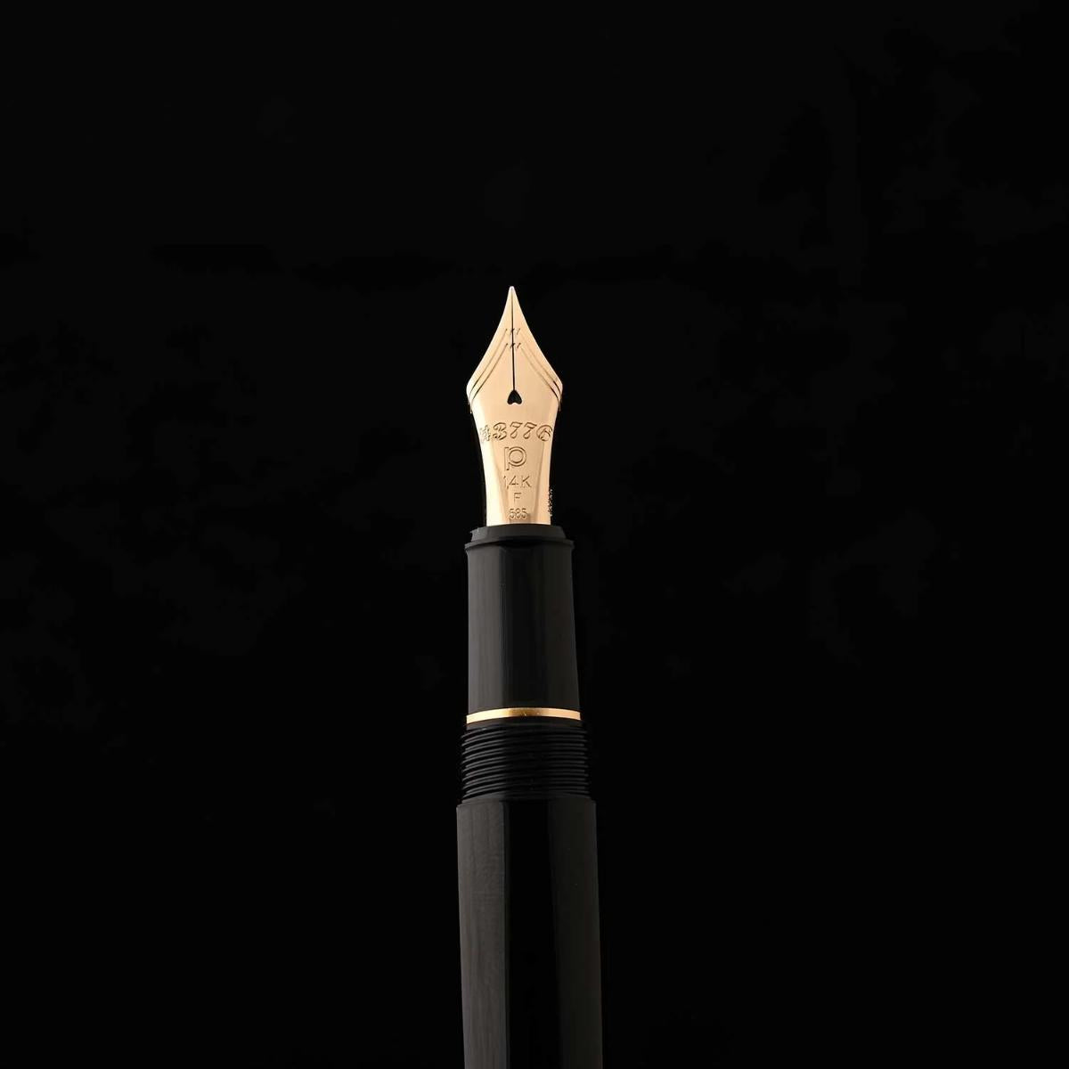 Caneta Tinteiro Platinum Century 3776- Black Gold - Pena F Platinum