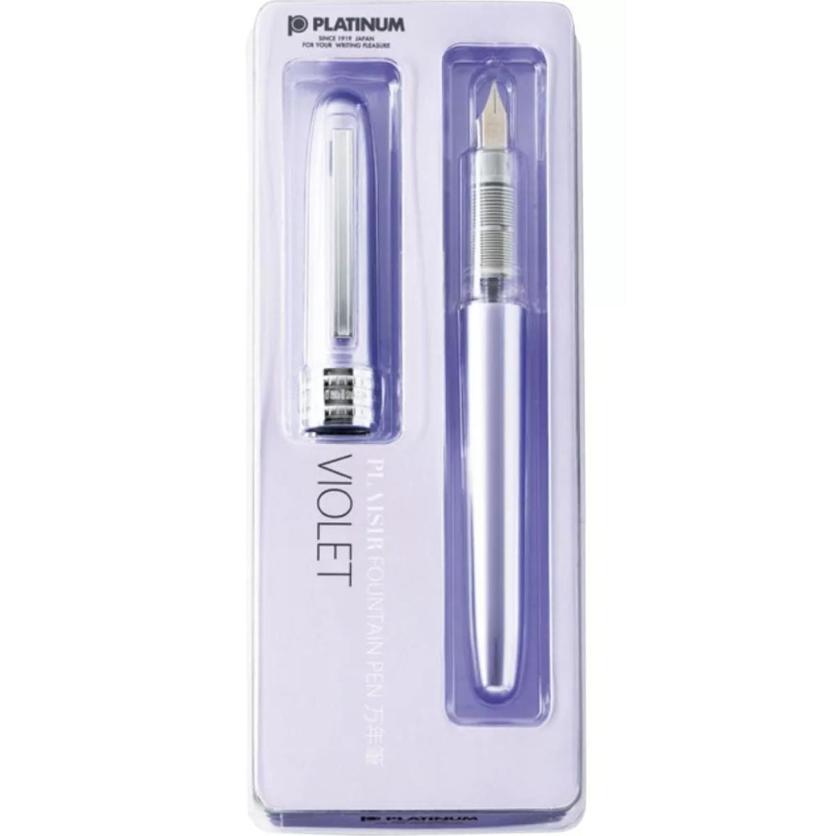 Caneta Tinteiro Platinum Plaisir - 0.3 Violet Platinum