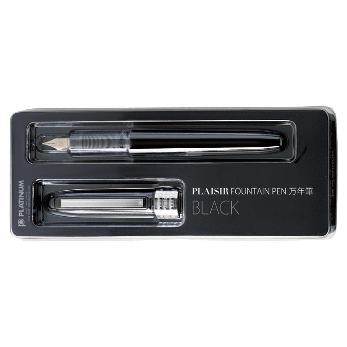 Caneta Tinteiro Platinum Plaisir - 0.5 Black Platinum