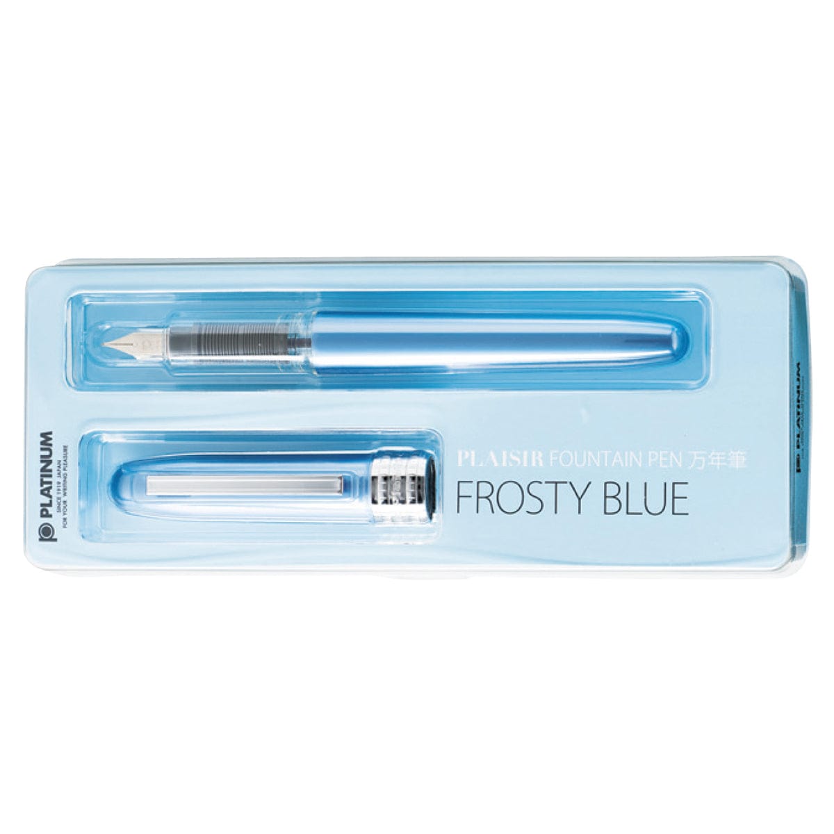 Caneta Tinteiro Platinum Plaisir - 0.5 Frosty Blue Platinum