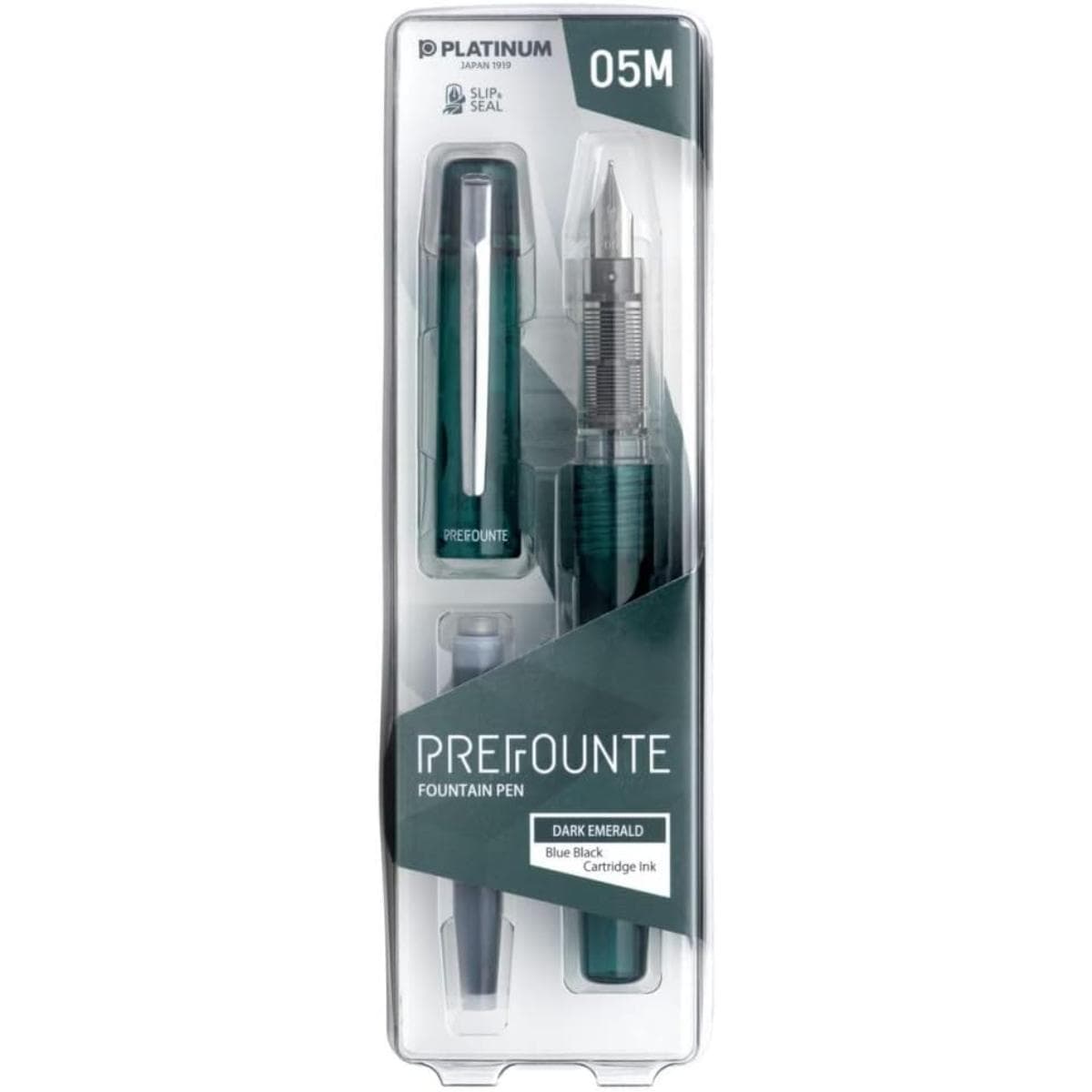 Caneta Tinteiro Platinum Prefounte 0,5 - Dark Emerald Platinum