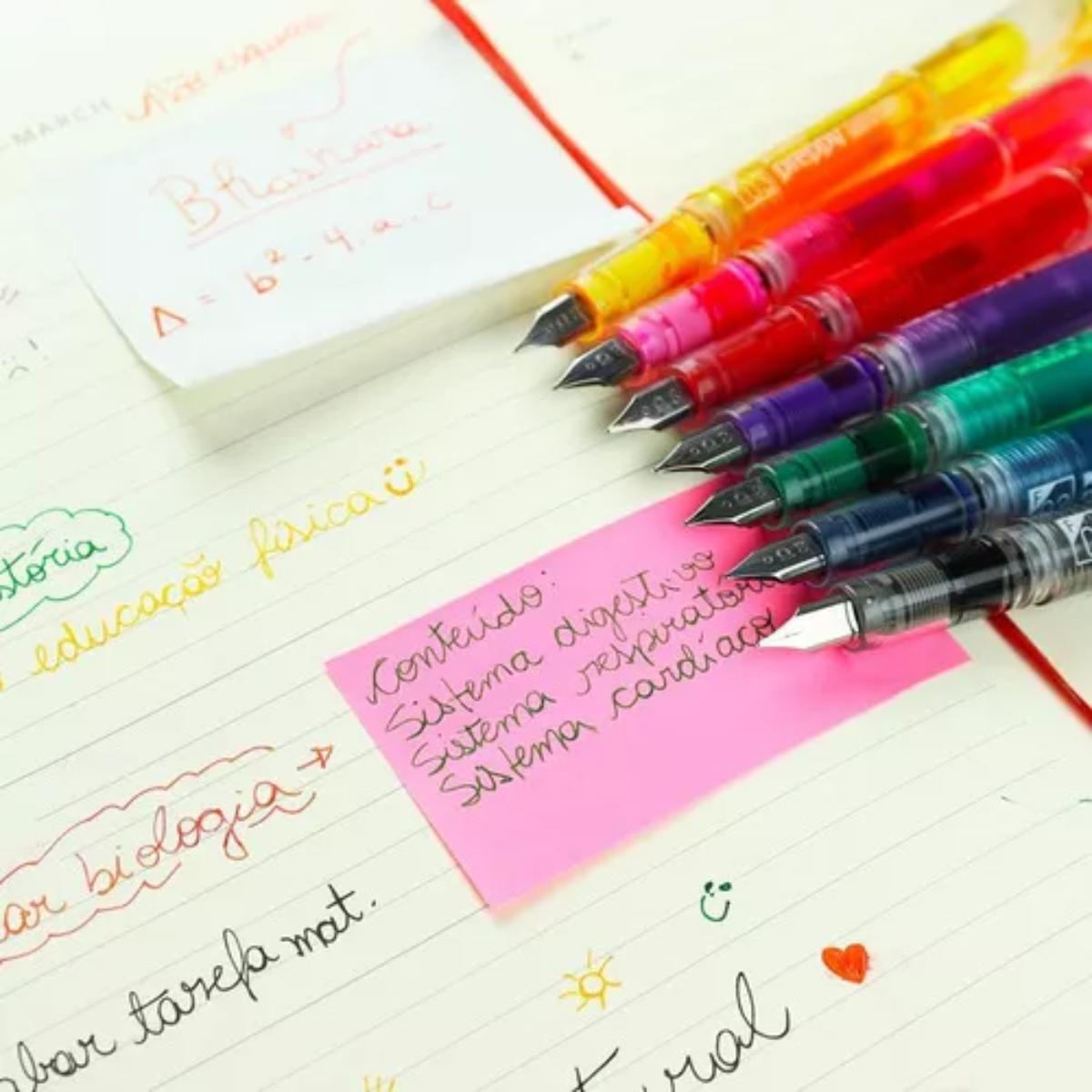 Caneta Tinteiro Platinum Preppy - 0.2 Vermelha Platinum