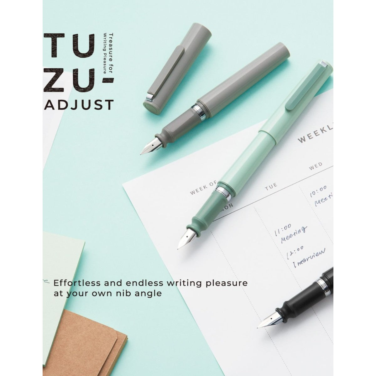 Caneta Tinteiro Sailor Tuzu Adjust - Gray - M Sailor