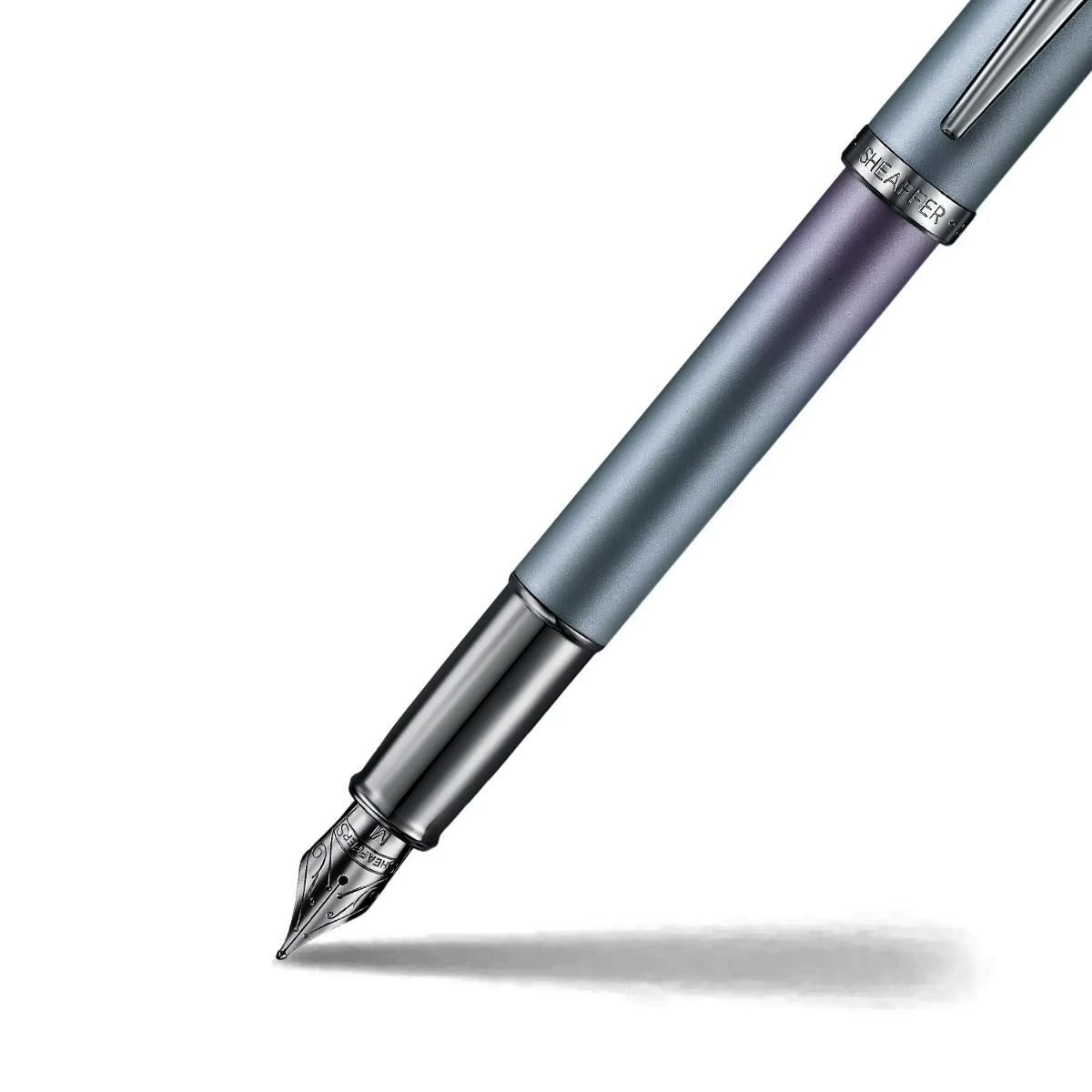 Caneta Tinteiro Sheaffer 100 Expressions - Degradê Azul e Rosa Perolado Livraria Skilo