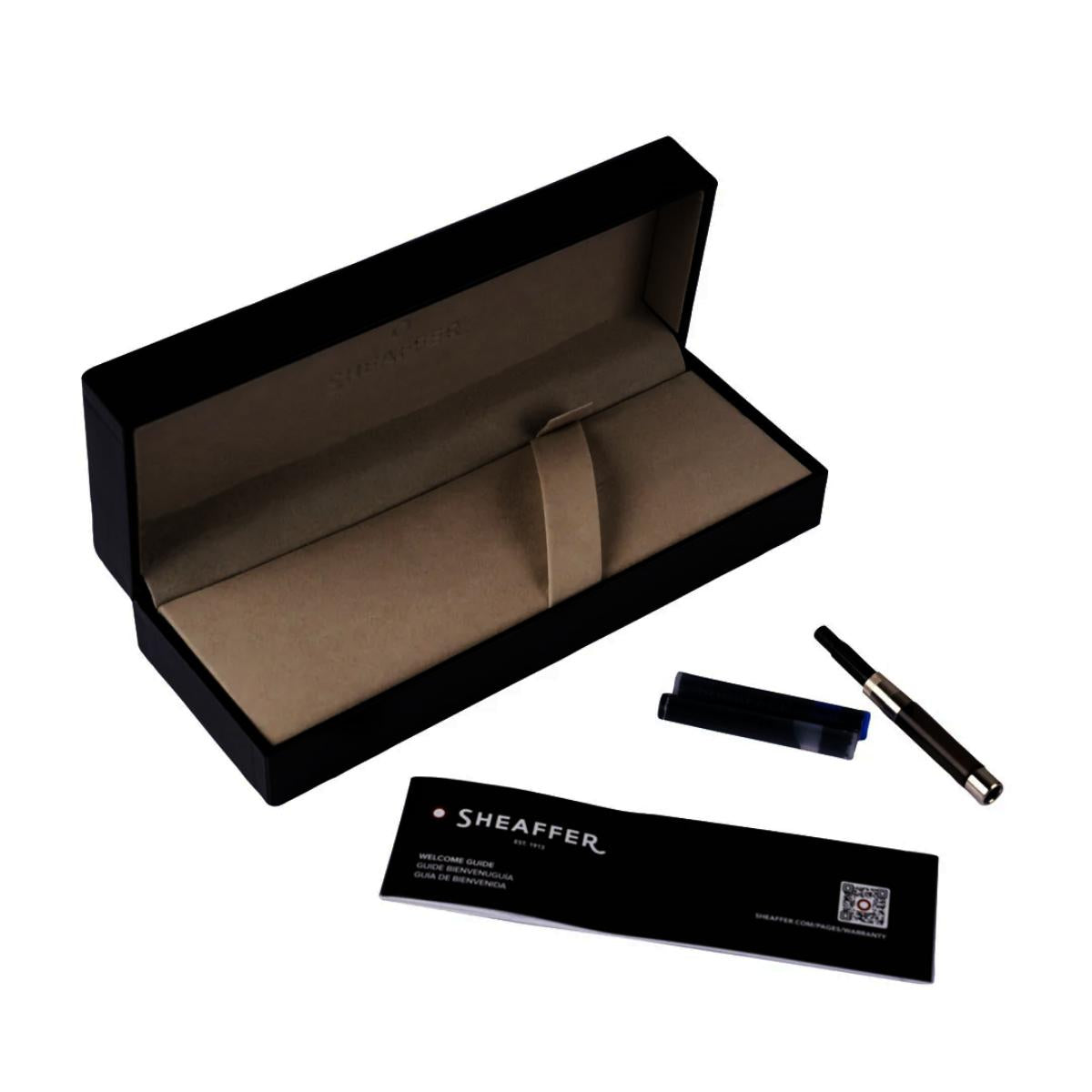 Caneta Tinteiro Sheaffer 100 - Glossy Black Livraria Skilo