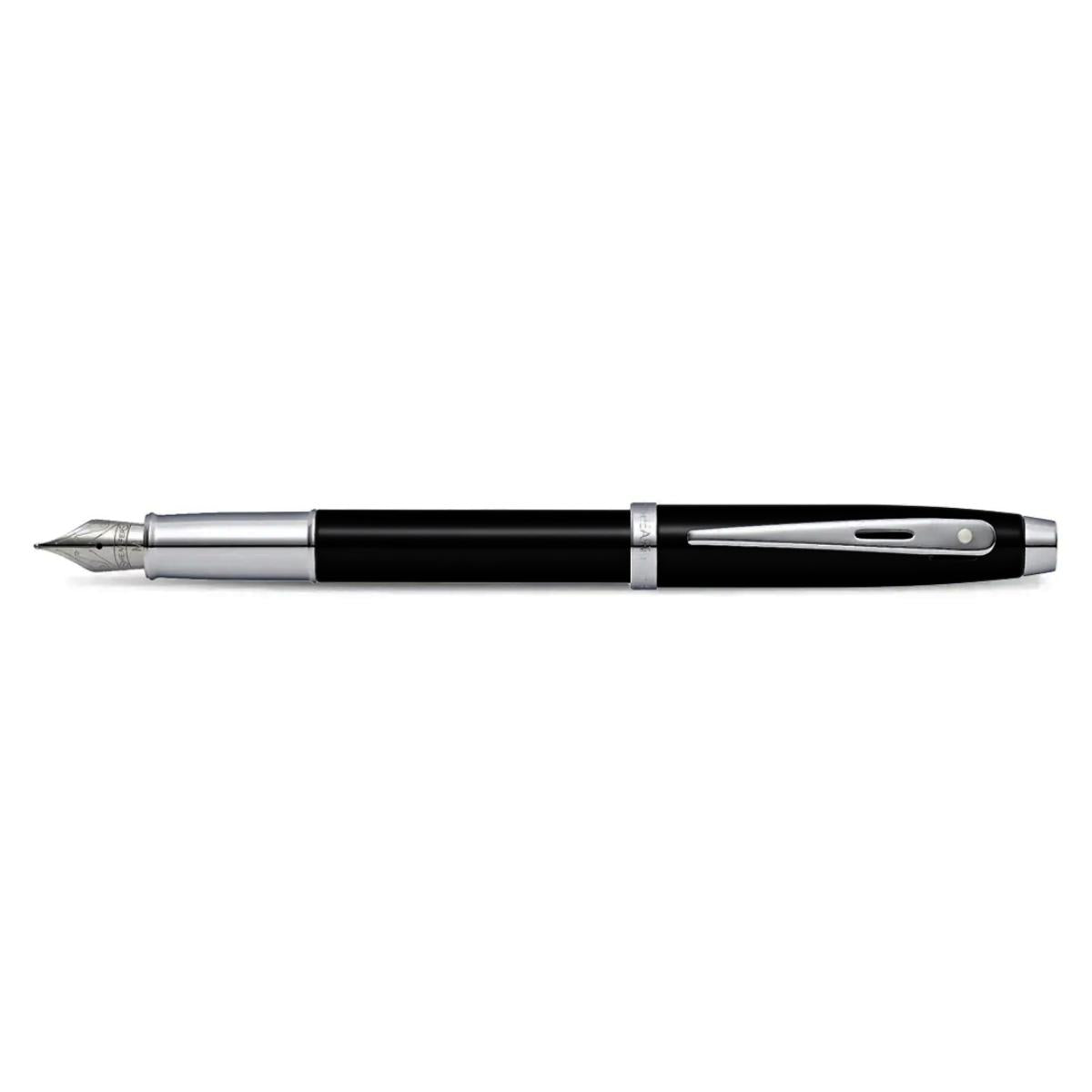 Caneta Tinteiro Sheaffer 100 - Glossy Black Livraria Skilo