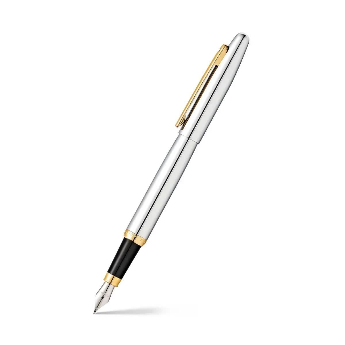 Caneta Tinteiro Sheaffer VFM - Chrome and Gold Sheaffer