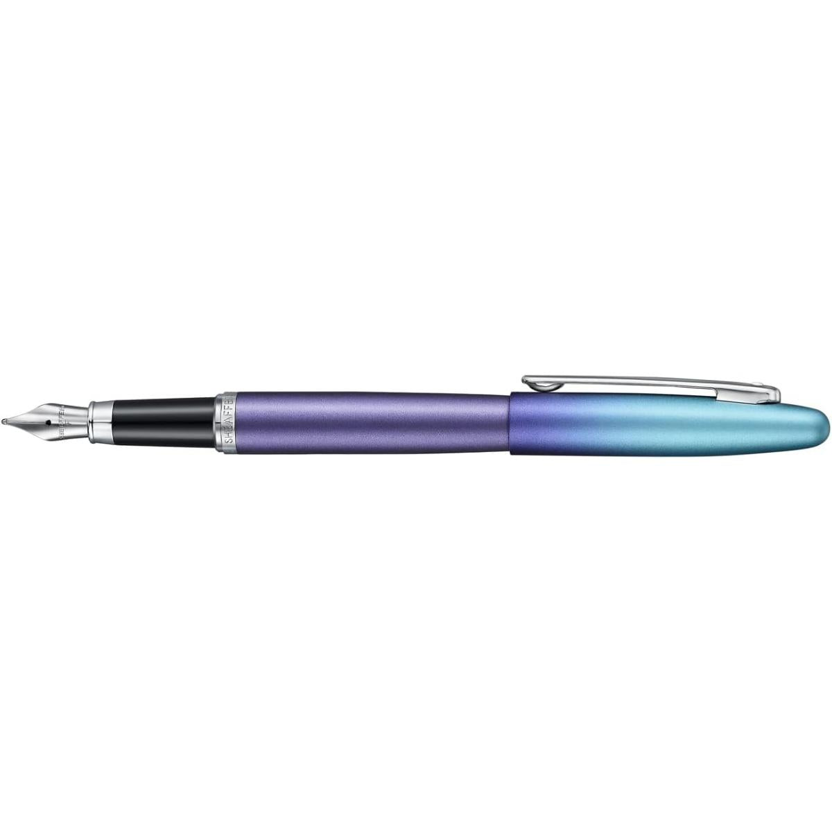Caneta Tinteiro Sheaffer VFM Expressions - Degradê Azul Perolado Livraria Skilo