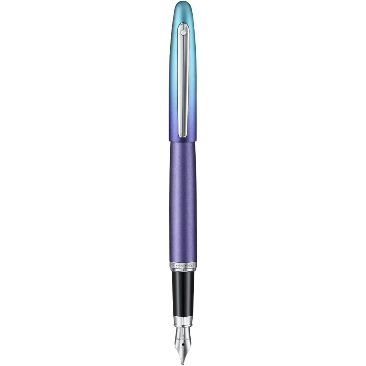 Caneta Tinteiro Sheaffer VFM Expressions - Degradê Azul Perolado Livraria Skilo