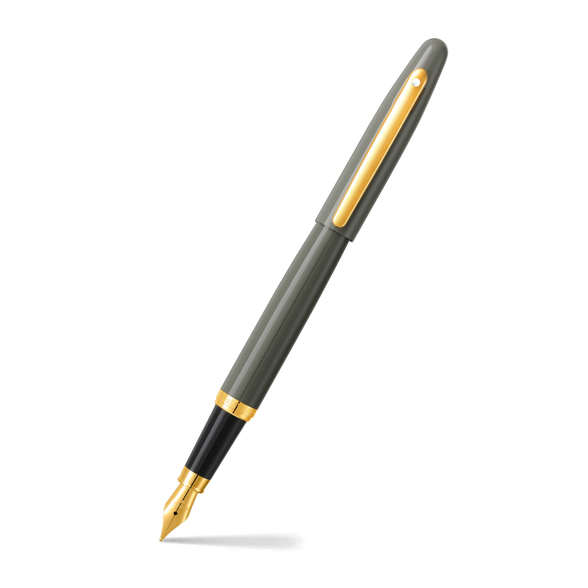 Caneta Tinteiro  Sheaffer VFM - Light Grey and Gold Sheaffer