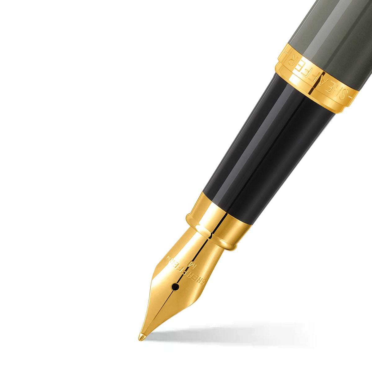 Caneta Tinteiro  Sheaffer VFM - Light Grey and Gold Sheaffer